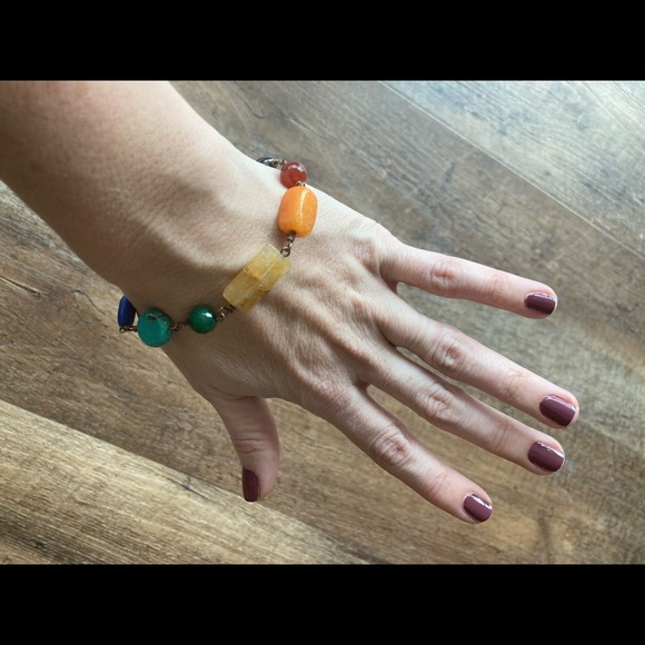 Handmade chakra stone bracelet - Picture 2 of 2